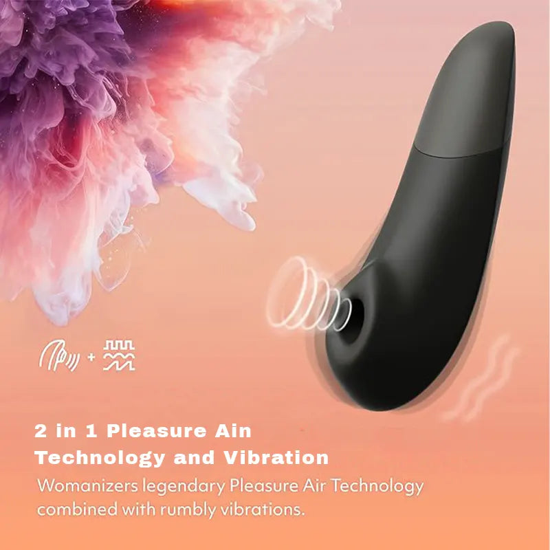 Black Clitoral Air Suction Vibrator