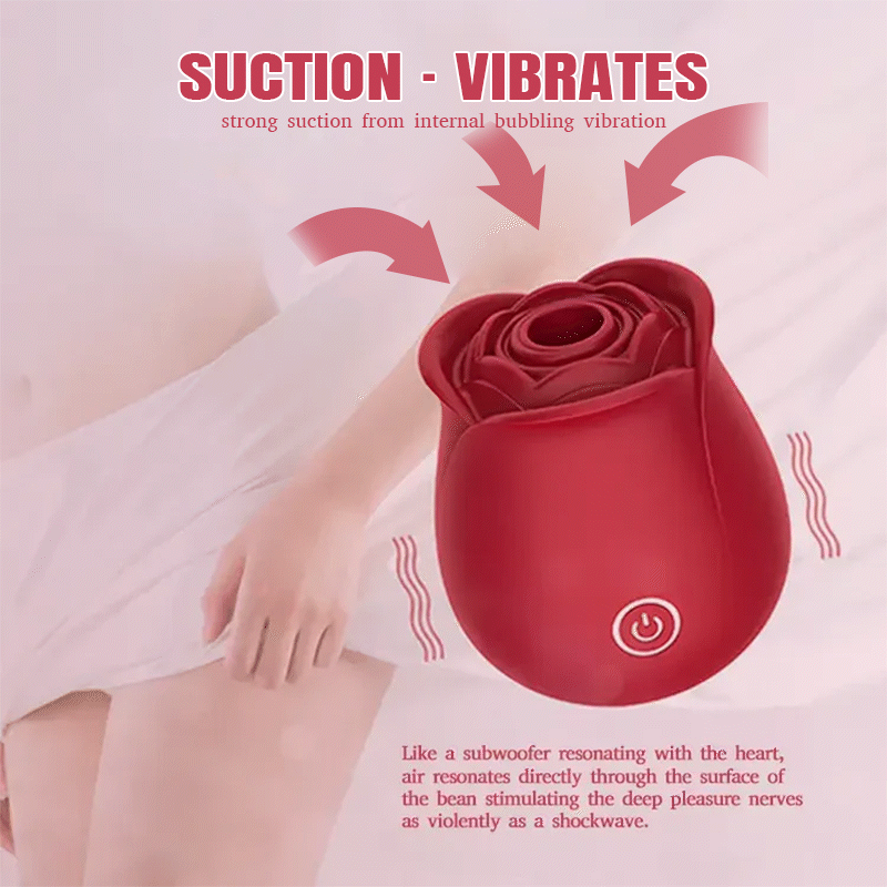 Red Rose Clitoral Suction Toy