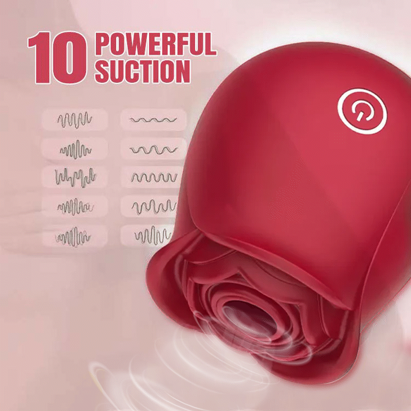 Red Rose Clitoral Suction Toy