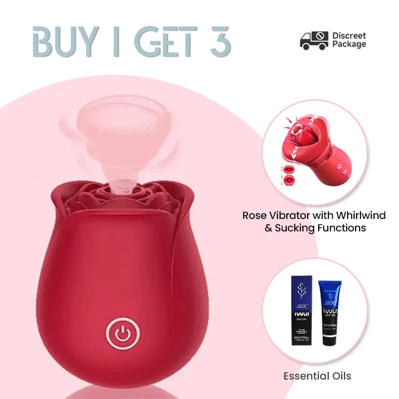 Red Rose Clitoral Suction Toy