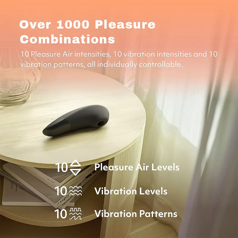 Black Clitoral Air Suction Vibrator