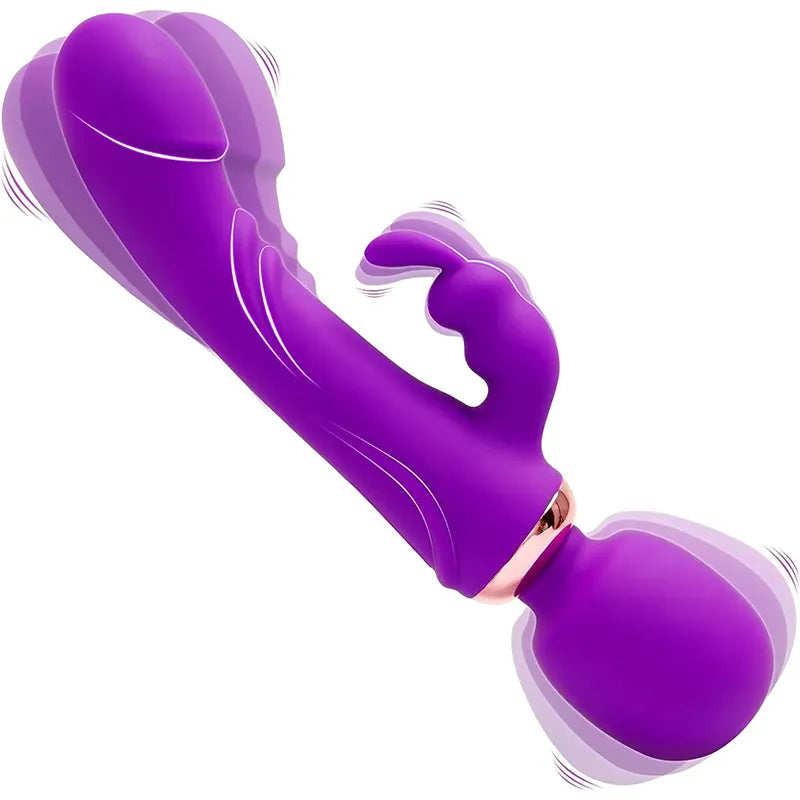 3-in-1 Rabbit Dual Head G-Spot Vibrator