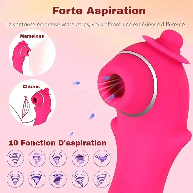 Pink Worm Clitoral Vibrator