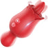 Rose Vibrating G-Spot Tongue Licker Masturbator