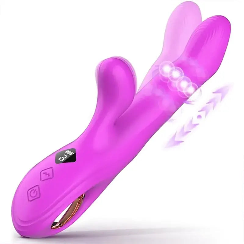 Thrusting Rabbit Vibrator with Licking Tongue
