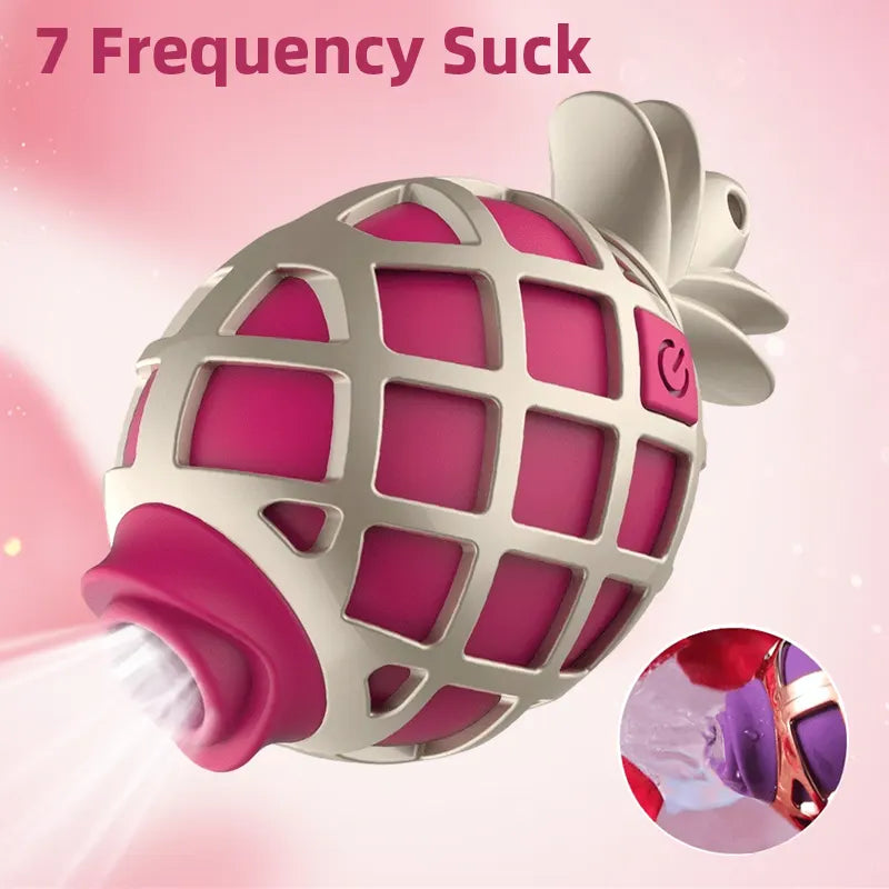 Pineapple Clitoral Sucking Vibrator