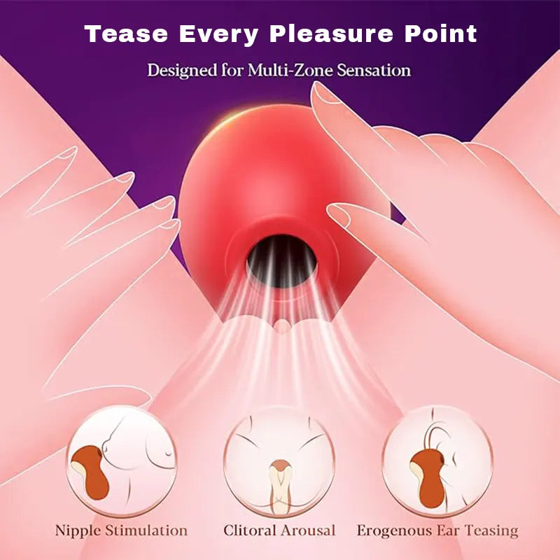 Rose Clitoral & Nipple Vibrator