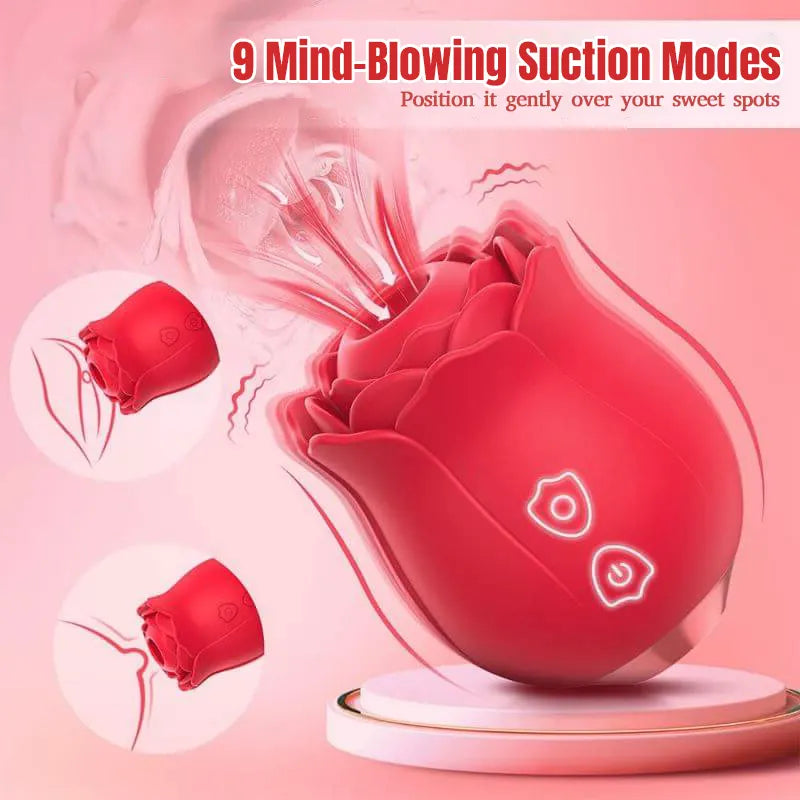 Rose Petal Vibrator - 10 Sucking Modes