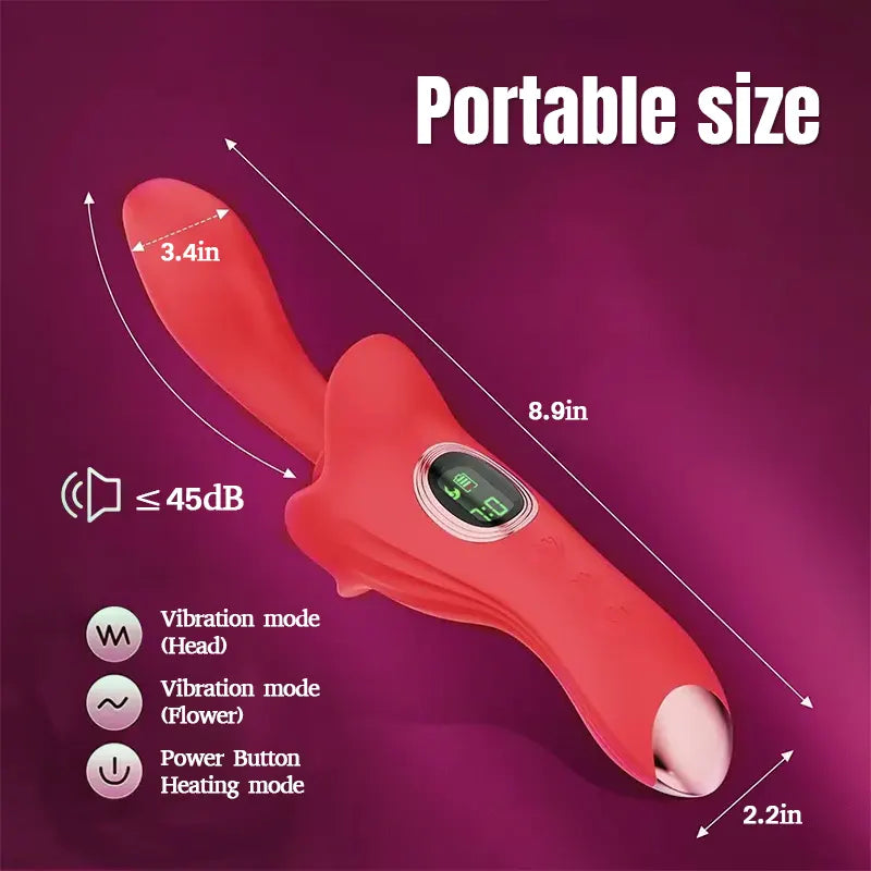 Enchanted Rose Pleasure Partner Vibrator