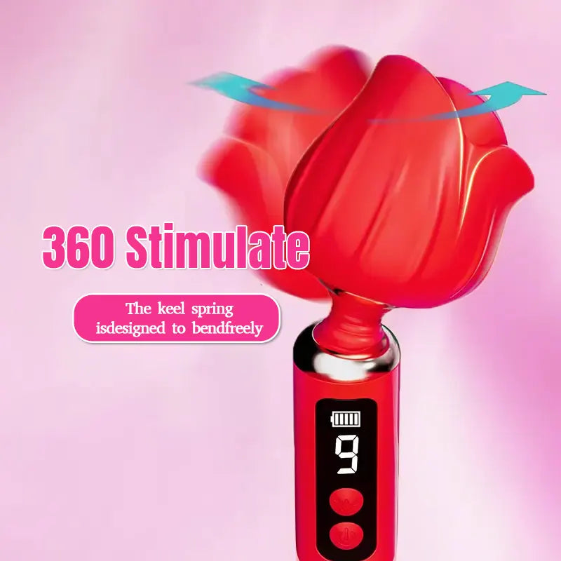 Rose Digital Display G-Spot Vibrator
