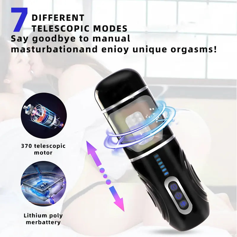 Thrusting Rotating Male Pleasure Cup