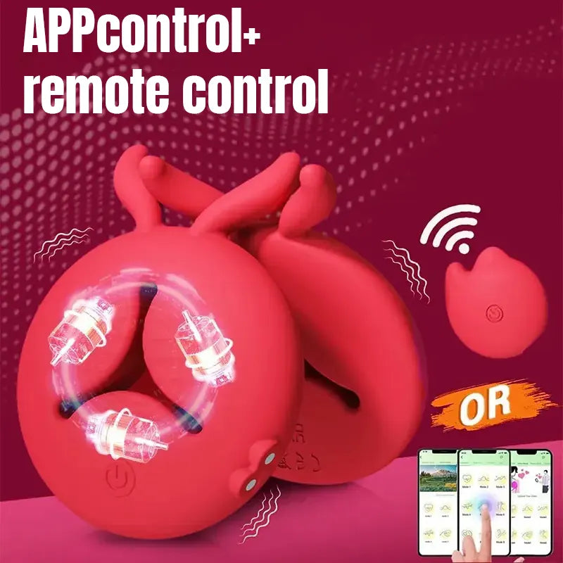 APP-Controlled Nipple Vibrator for Women