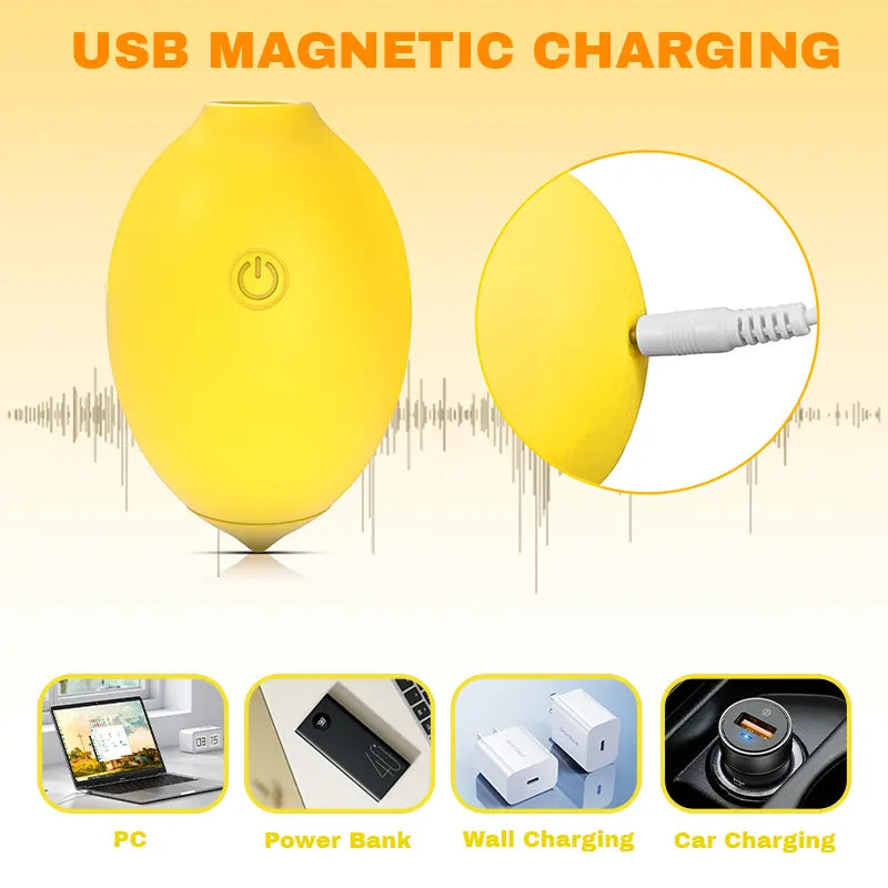 Little Lemon Suction Vibrator