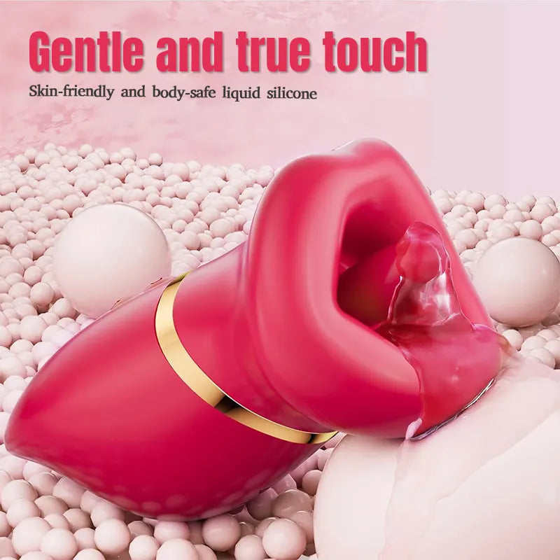 4-in-1 Oral Clitoral Tongue G-spot Vibrator