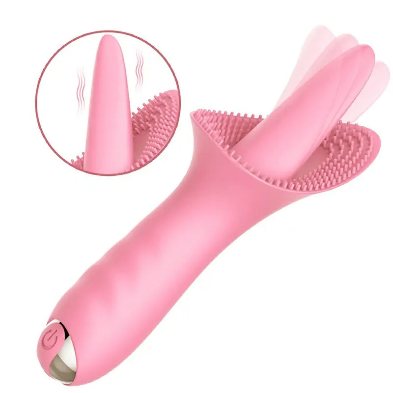 Double Tongue G-Spot Clitoral Vibrator