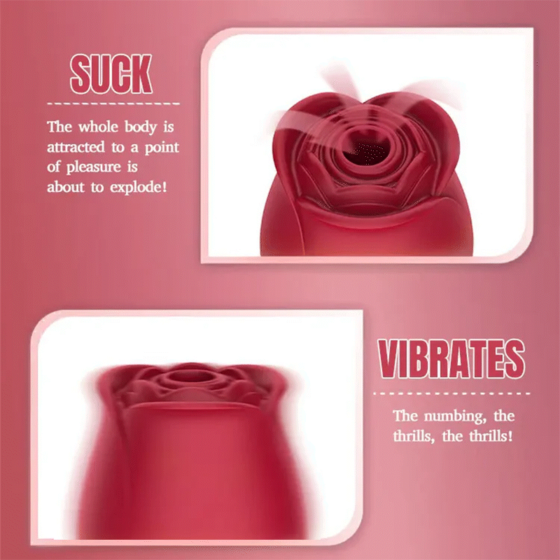 Red Rose Clitoral Suction Toy