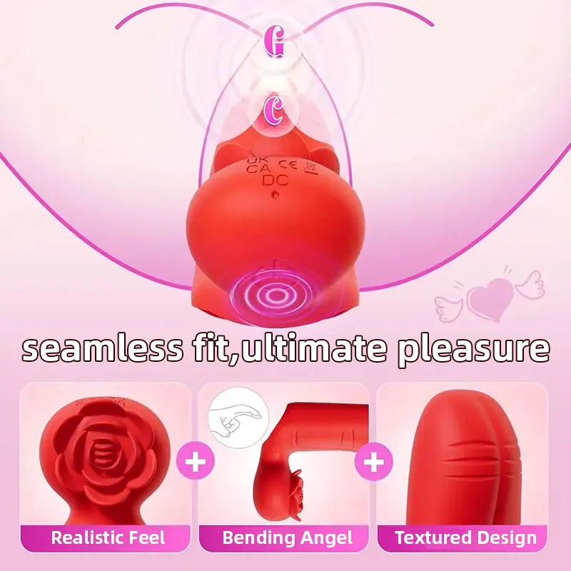 Rose-Tip Finger Vibrator for Women