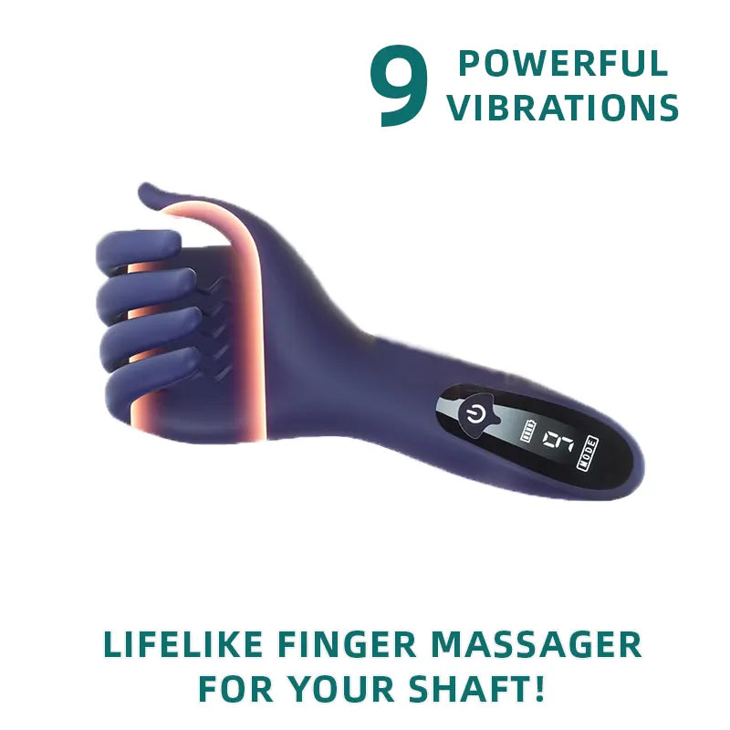 LCD Finger Vibrator for Men & Couples
