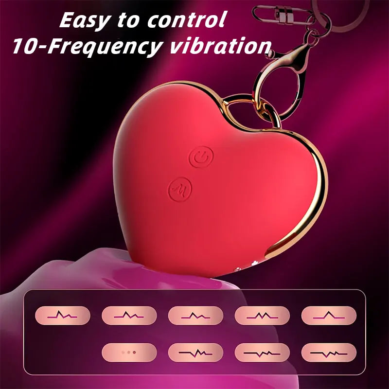 Heart Suction Vibrator for Clitoral Pleasure