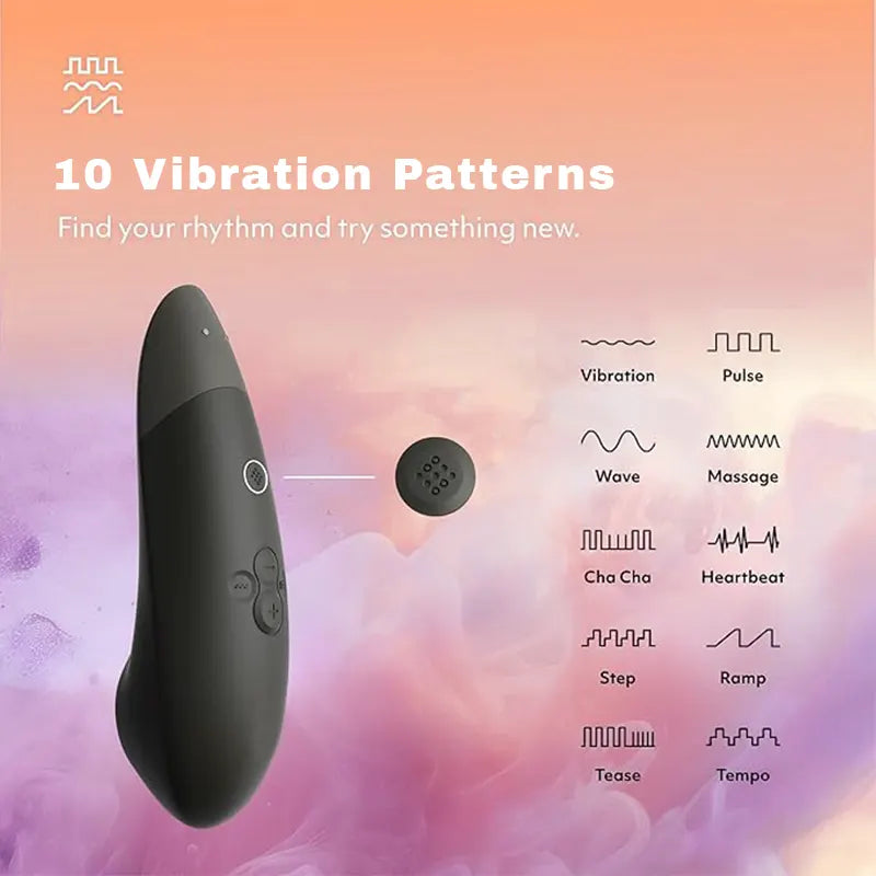 Black Clitoral Air Suction Vibrator
