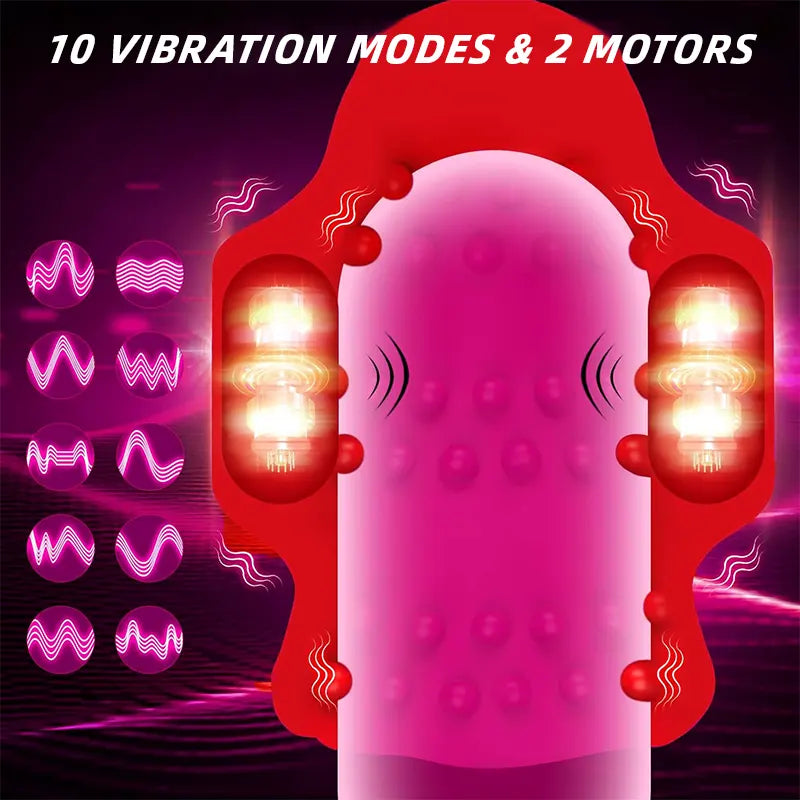 Oral-Like Vibrating Stroker for Men