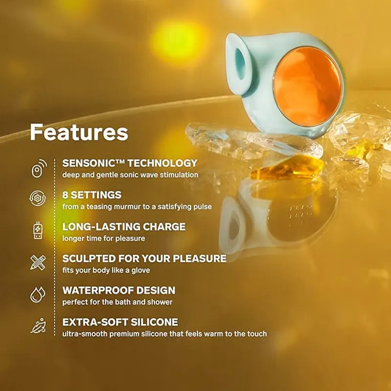 Silent Sonic Clitoral Suction Vibrator