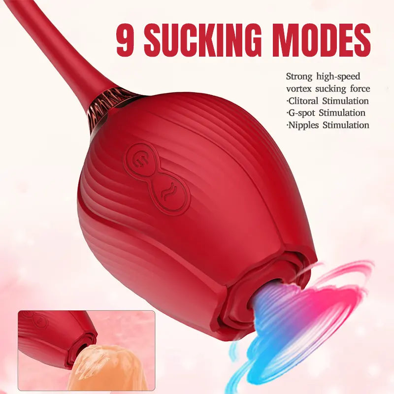 Rose Auto Thrust Clitoral Stimulator