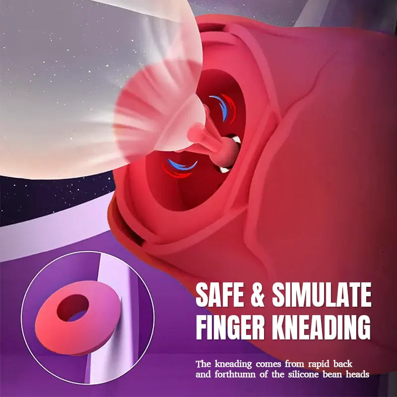 Detachable Rose Stimulation Vibrator