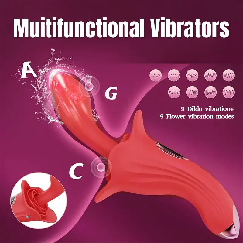 Enchanted Rose Pleasure Partner Vibrator