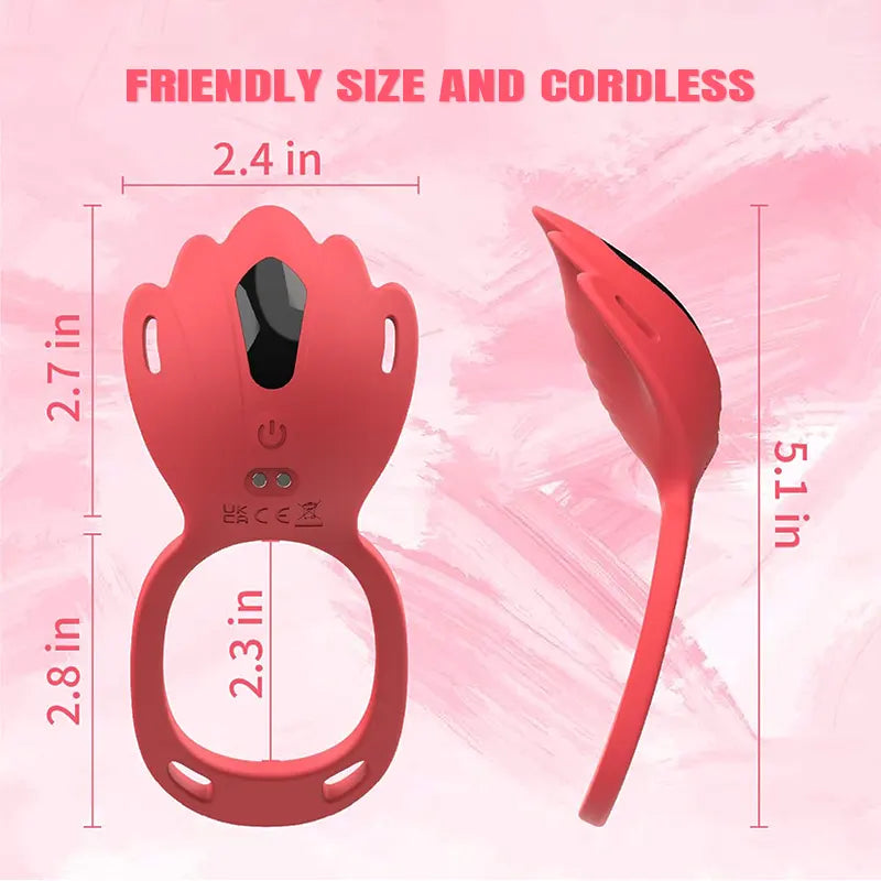 Couples Vibrating Ring with Clitoral Stimulator