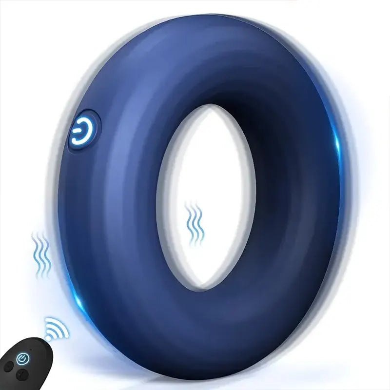 Dual-Motor O-Ring Vibrator for Men