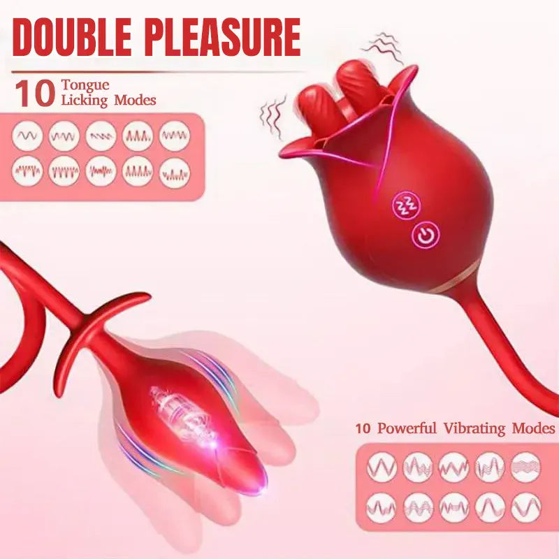 Rose Tongue and Plug Stimulator