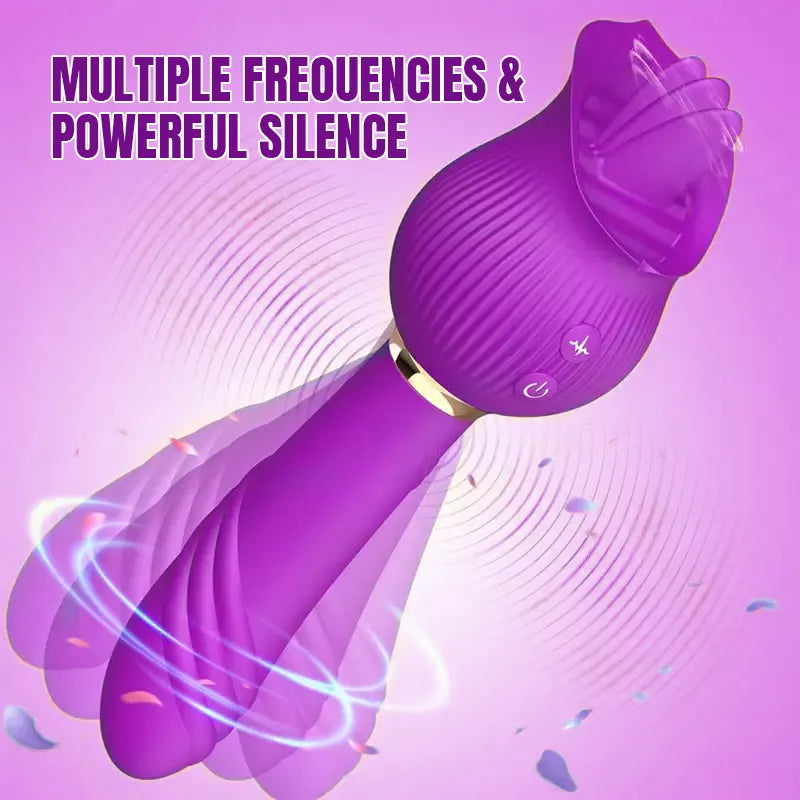 Rose G-Spot Inverter Tongue Vibrator