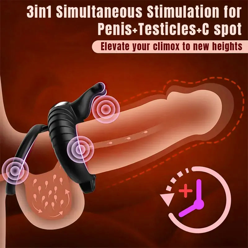 Remote-Control Couple’s Vibrating Cock Ring