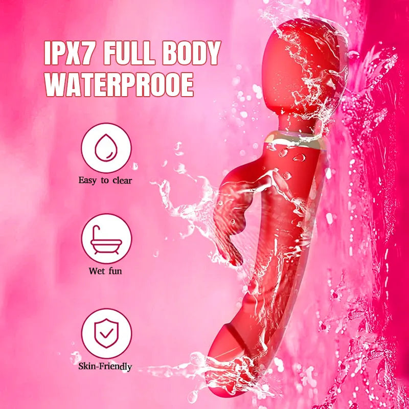 3-in-1 Rabbit Dual Head G-Spot Vibrator
