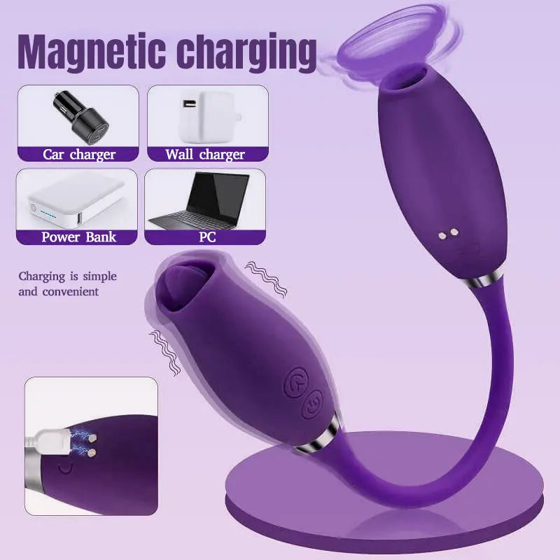 Rose Petal Vibrator - 30 Modes of Pleasure