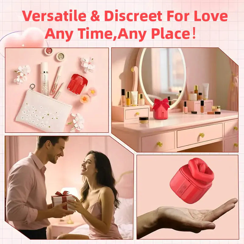 Gift Box Clit Sucker Tongue Vibrator