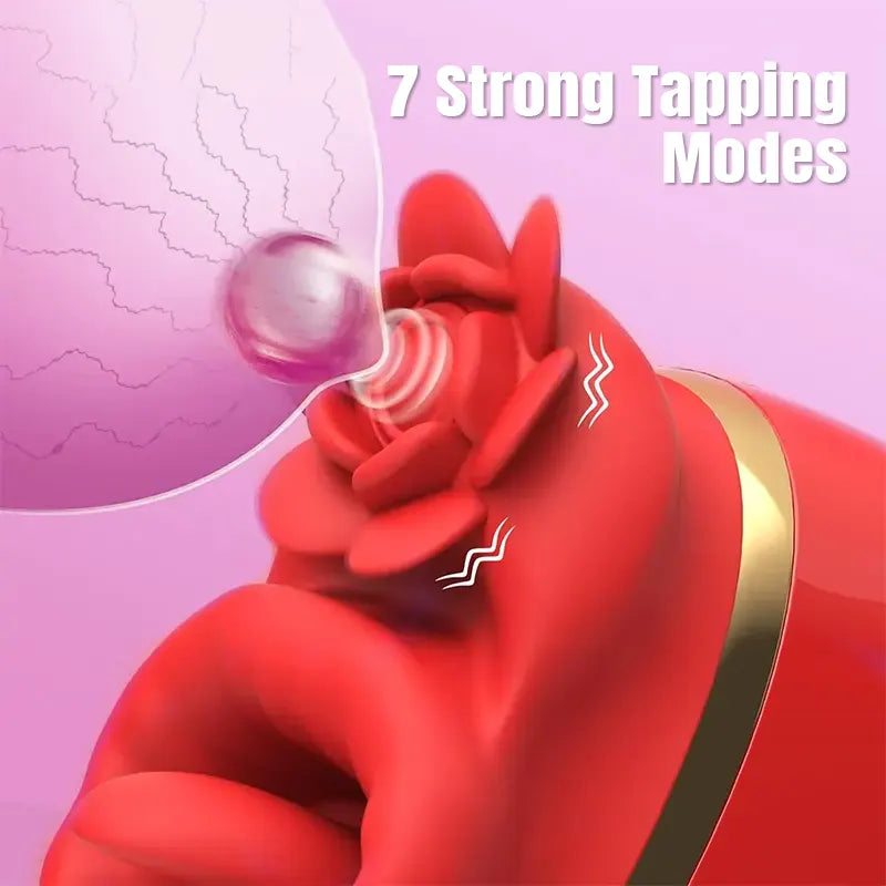 Rose Lick Tongue Handheld Vibrator