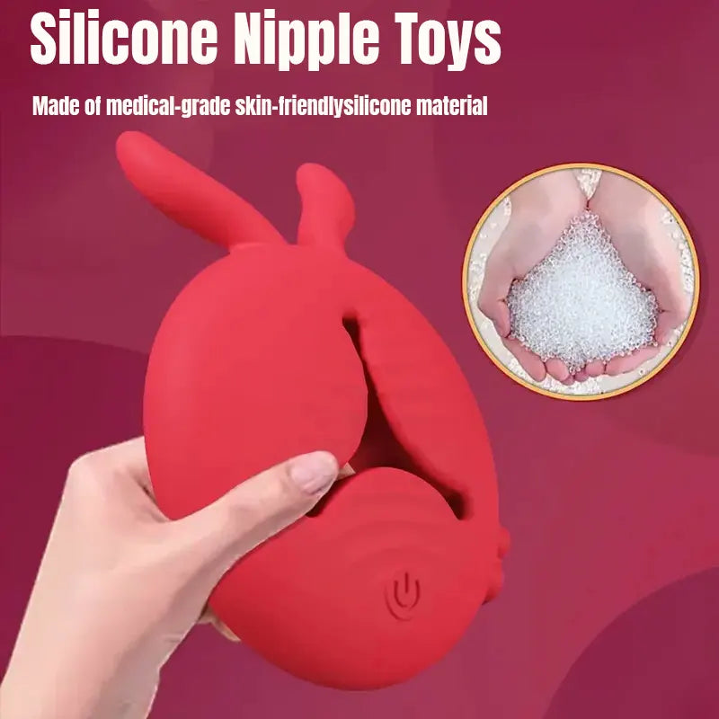 APP-Controlled Nipple Vibrator for Women