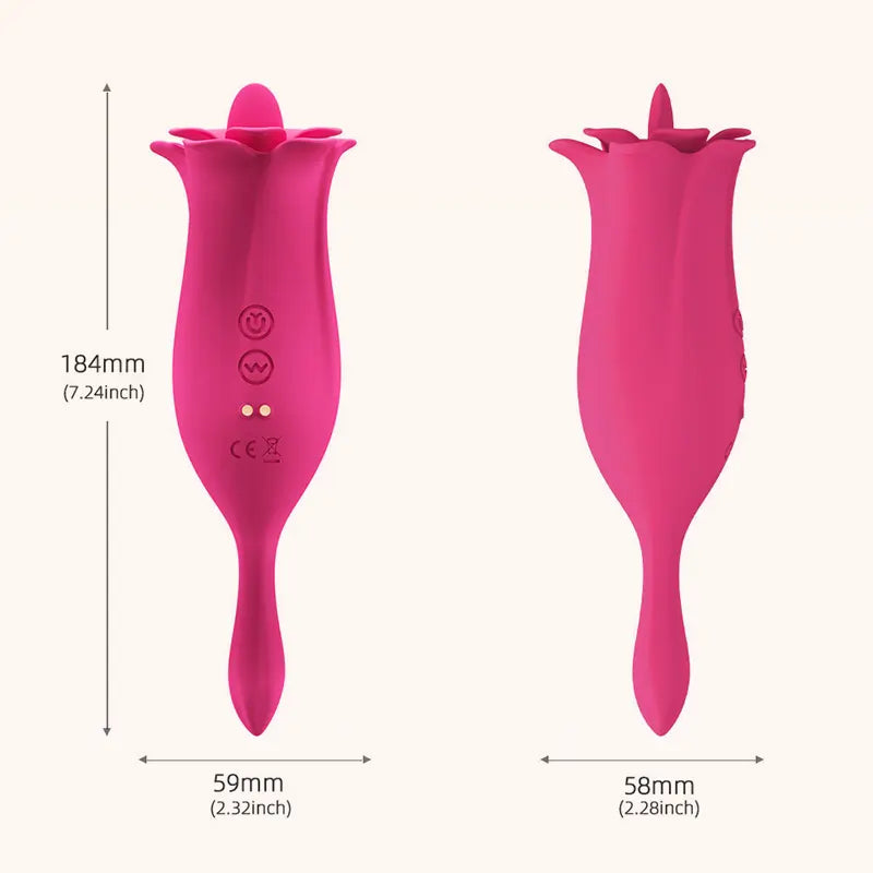 Lily Rose Tongue & Vibration Stimulator