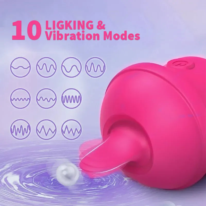 Silicone Tongue Clit Vibrator
