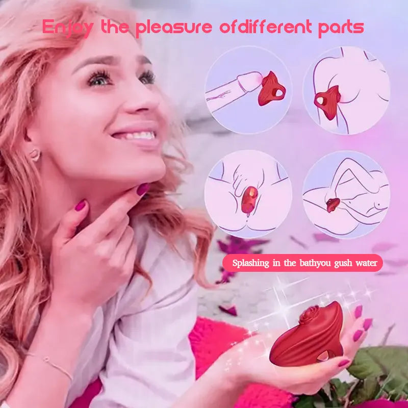 Rose Finger Clitoral Vibrator