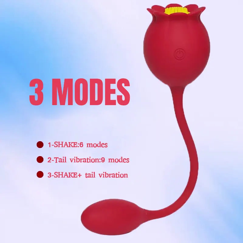 Dual Motor Vibrating G-Spot Rose Toy