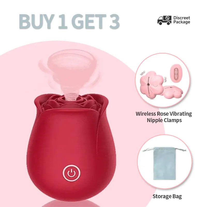Red Rose Clitoral Suction Toy
