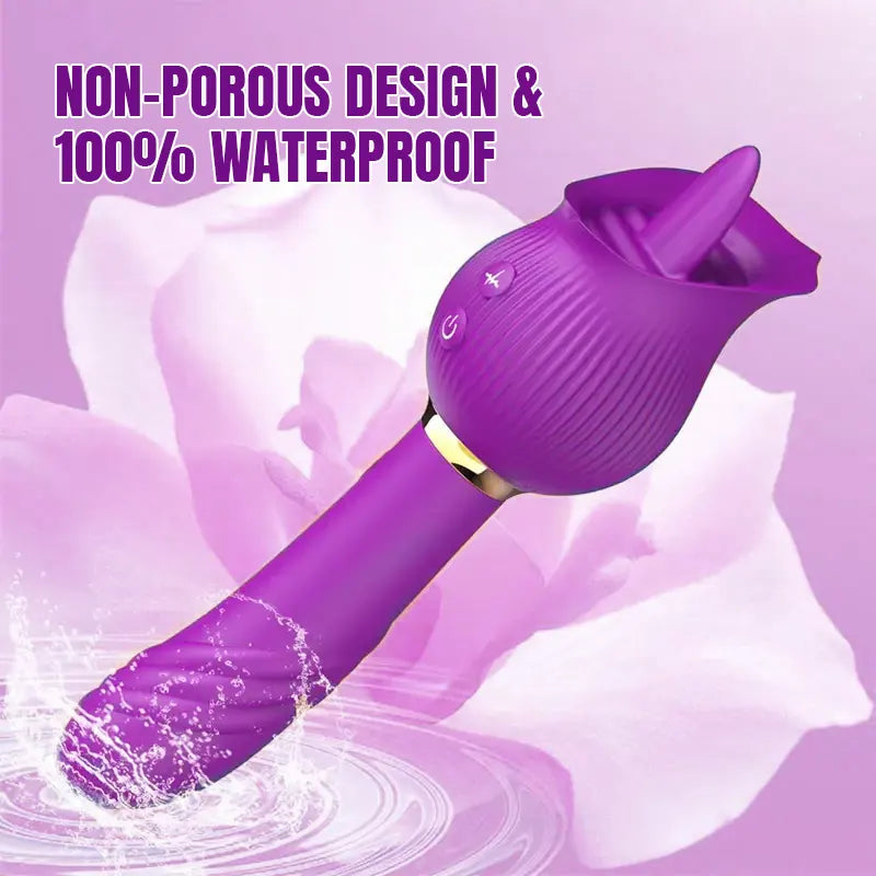 Rose G-Spot Inverter Tongue Vibrator