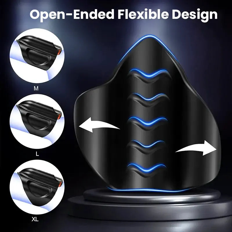Vibrating Penis Stroker with LED Display