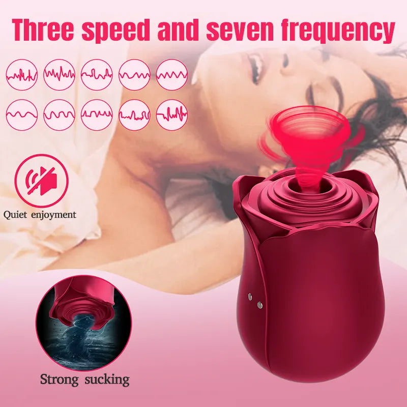 Rose Sucking Vibrator for Bliss