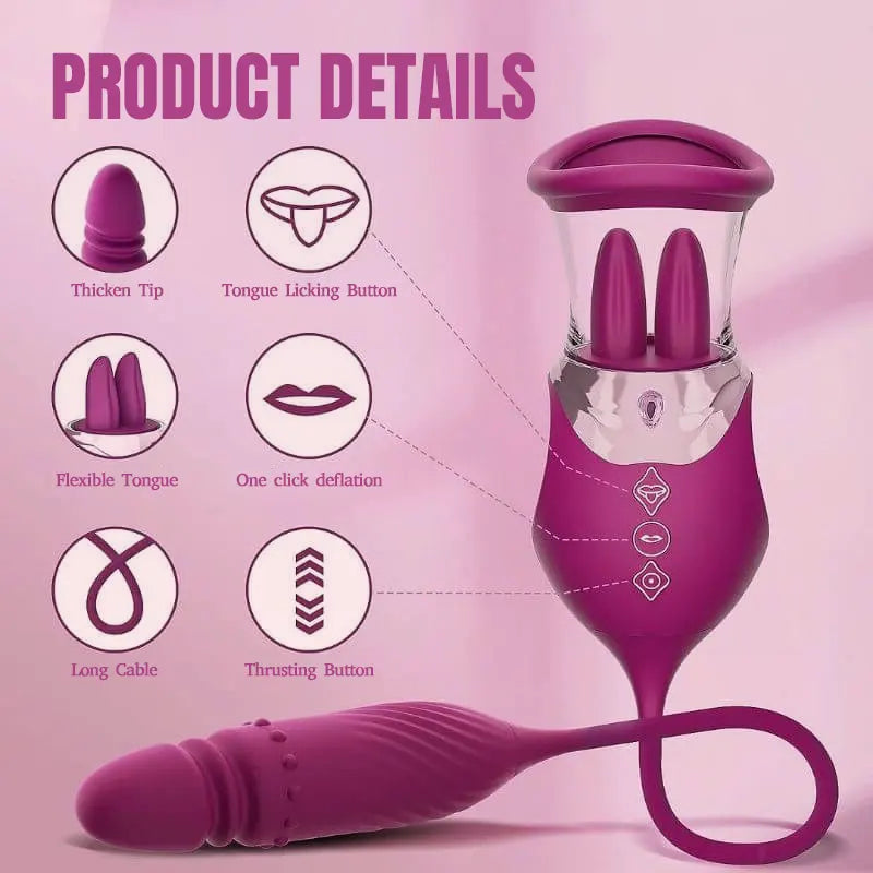 Rose Sucker G-Spot Vibrator