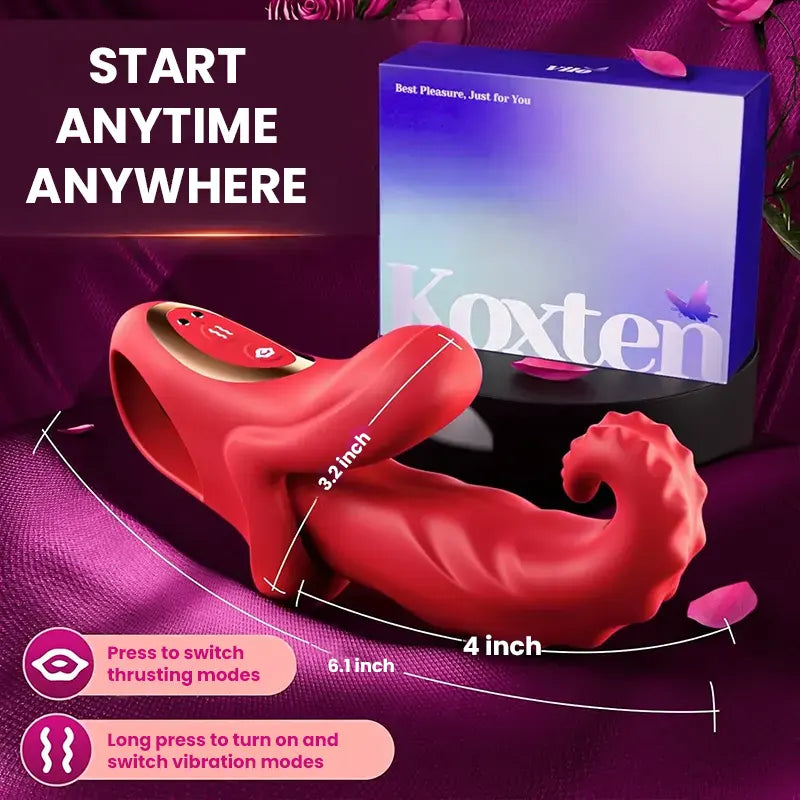 Thrusting Rose Toy with Licking Tongue