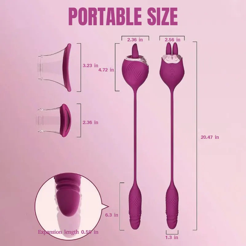 Rose Sucker G-Spot Vibrator
